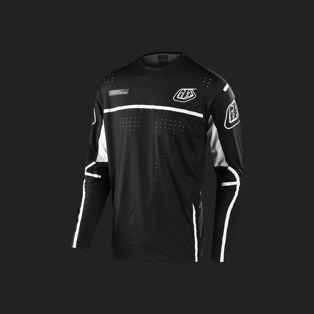 Sprint Ultra jersey lines blackwhite front