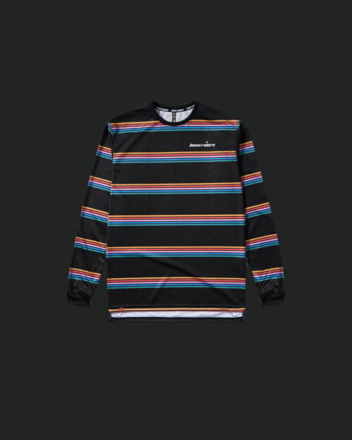Loose Riders Striped Color Long Sleeve Jersey