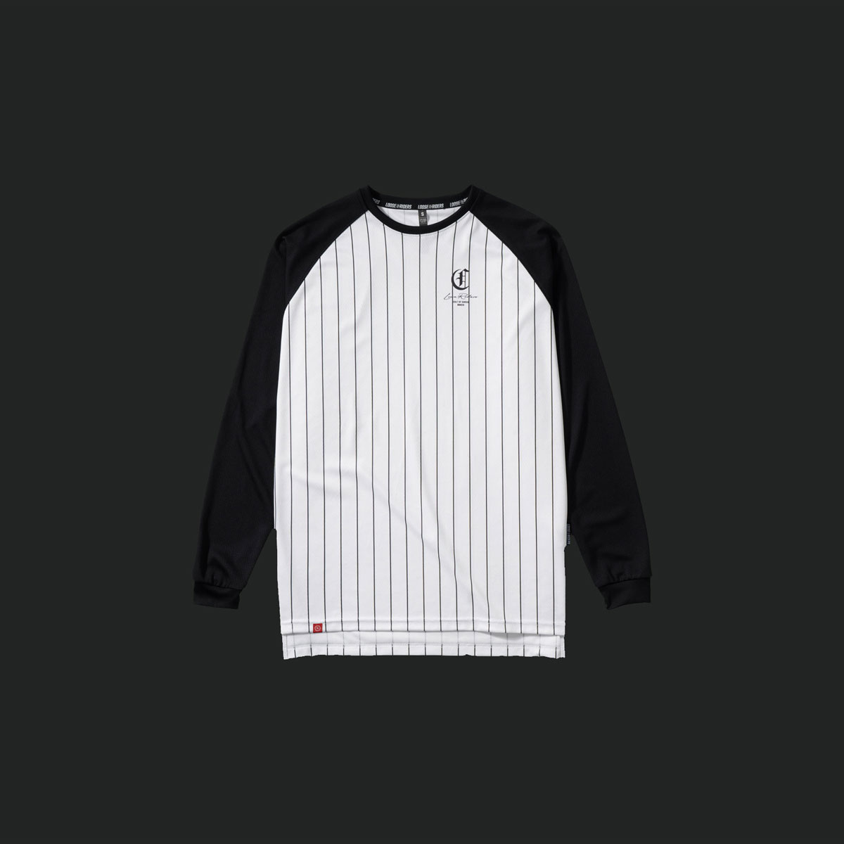 LR-TMJL-2507-1 Loose Riders Player White Long Sleeve Jersey