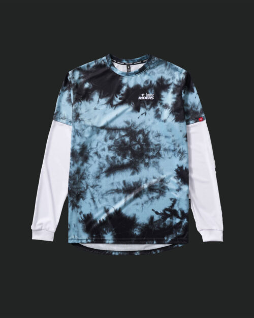 Loose Riders Ess. TW tie dye teal Long Sleeve Jersey