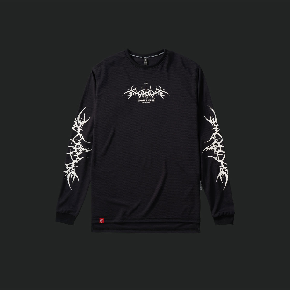 LR-TMJL-2535-1 Loose Riders Tribe Black Long Sleeve Jersey