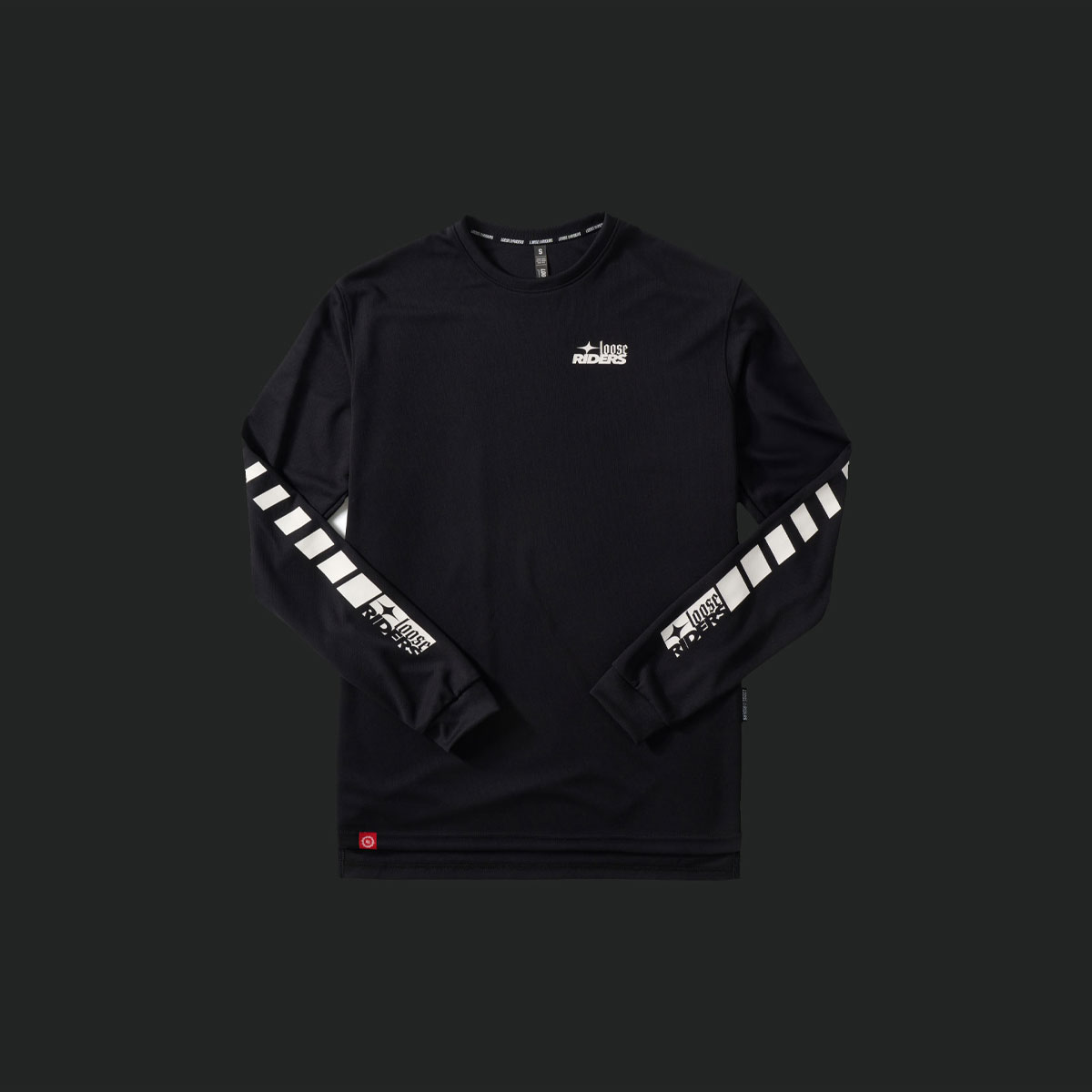 LR-TMJL-2542---1 Loose Riders Shutter Black Long Sleeve Jersey