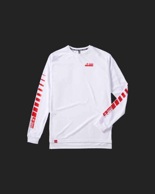 Loose Riders Shutter White Long Sleeve Jersey