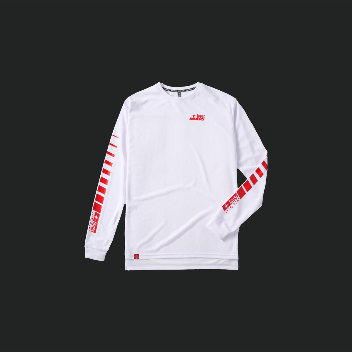 LR-TMJL-2544---1 Loose Riders Shutter White Long Sleeve Jersey